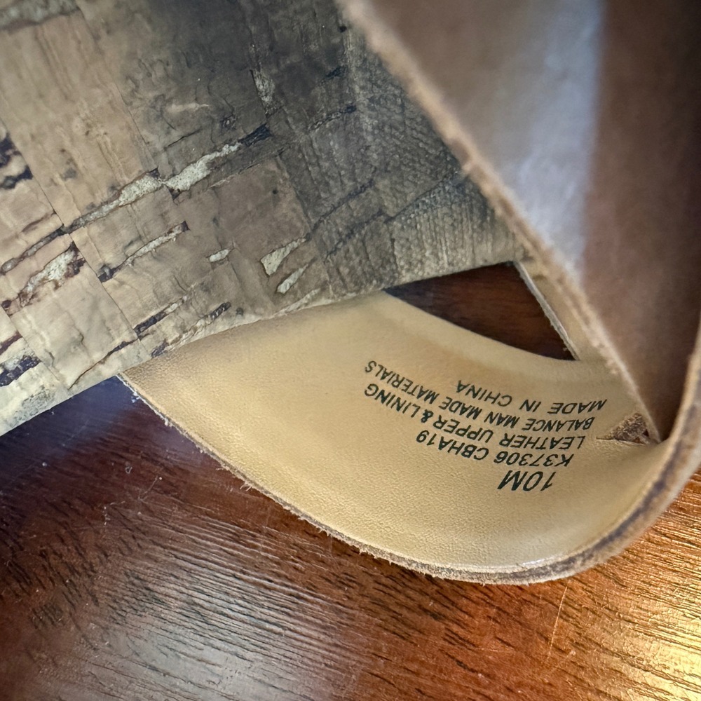 Kork-Ease Ava Wedge Sandals Women's Size 10 Tan - Picture 7 of 8